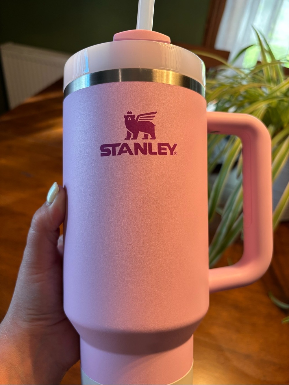 Stanley Blush Pink Insulated Tumbler with Handle